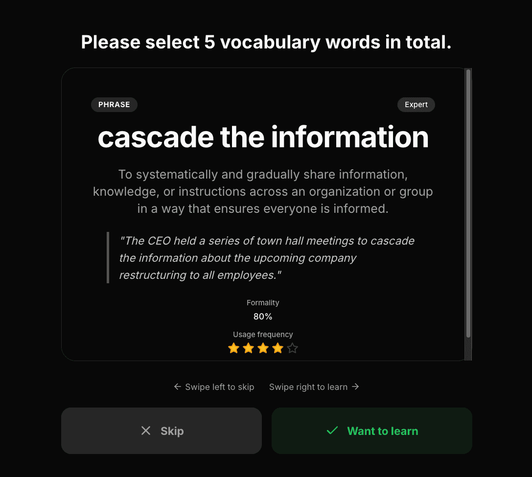 DailyVoca Screenshot